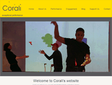 Tablet Screenshot of corali.org.uk